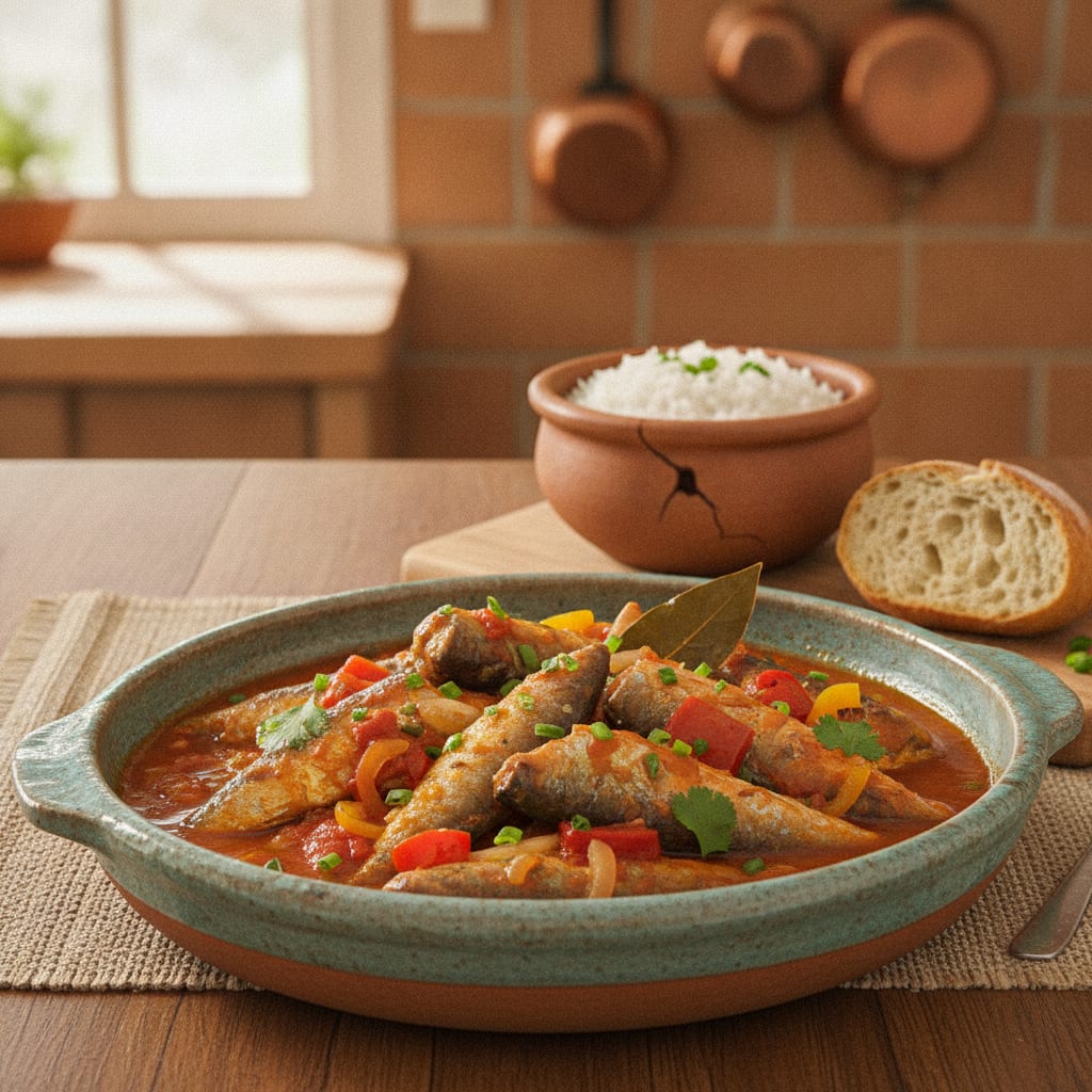 Sardinha Guisada com Tomate - 4 Segredos Perfeitos em 30 Min pronto para servir